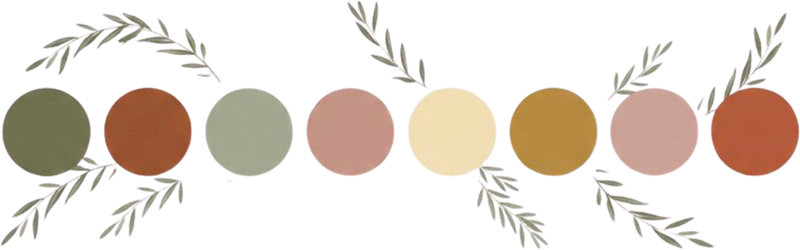 Paleta de cores do casamento